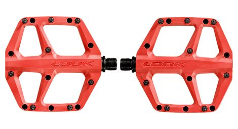 Look trail fusion flat pedals red
