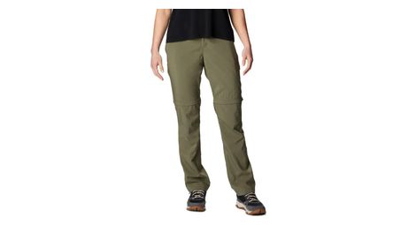 Pantalon convertible columbia silver ridge plus vert femme