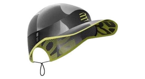 Compressport pro racing cap zwart/geel