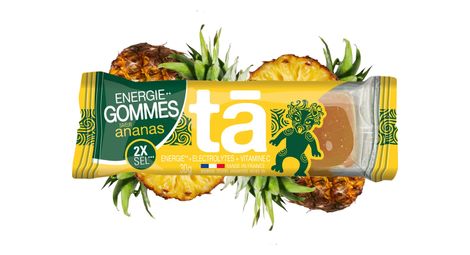 ta energy pineapple energy gummies 30g