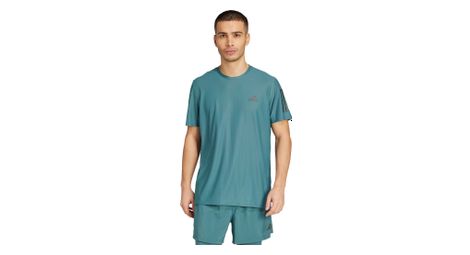Maillot Manches Courtes adidas Own the Run Vert Homme