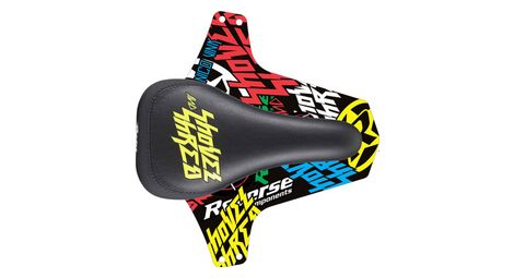 Selle et garde-boue reverse nico vink shred noir / jaune