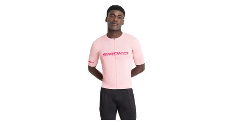 Maillot vélo mesh manches courtes homme cyclisme m8 metre rose