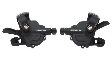 Par de gatillos sram x4 3x8v (con indicador de marcha)