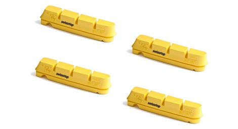 X4 cartouches de patins de freins swissstop flash pro king shimano sram jantes carbone