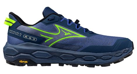 Chaussures Trail Mizuno Wave Mujin 11 Bleu Homme