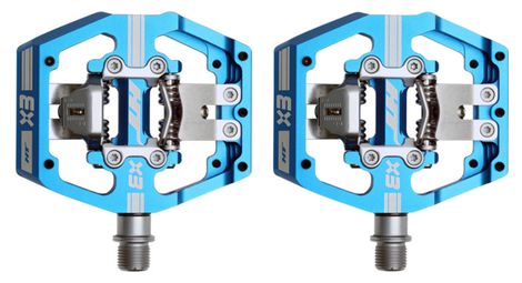 Paire de pédales ht components x3 bleu marine