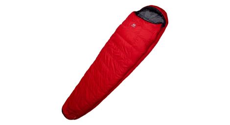 Sac de couchage momie SirJoseph trekking Rimo II 600-gauche 200 cm-Rouge