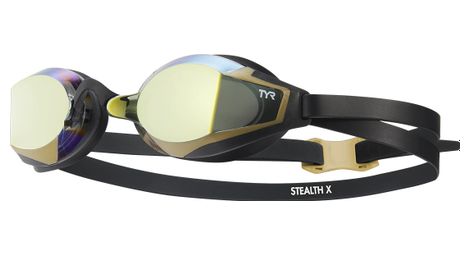 Lunettes de Natation Tyr Stealth-X Mirrored Performance Or/Noir
