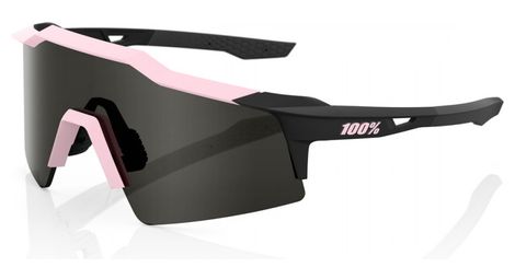 Lunettes 100% Speedcraft SL Soft Tact Rose - Ecran Fumé