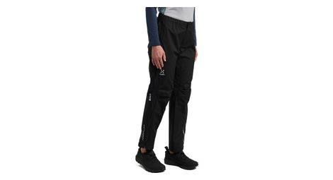 Pantaloni impermeabili haglöfs l.i.m gore-tex donna nero