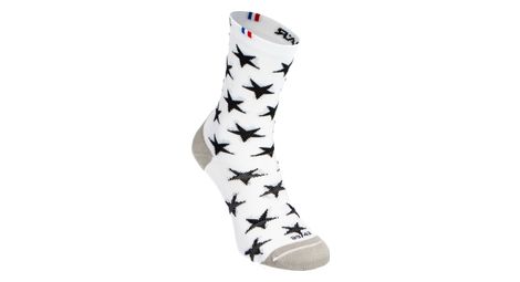 Paire de chaussettes rafal star blanc bleu