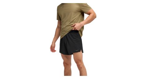 hoka glide 5in men s black slip shorts