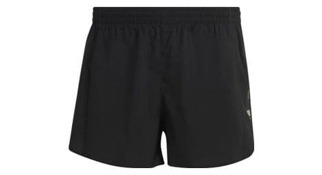 Adidas performance own the run split short nero