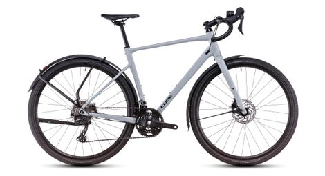 Cube nuroad race fe gravel bike shimano grx 12s 700 mm haze grey 2025