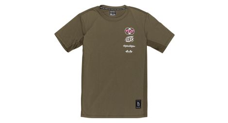 Maillot manches courtes troy lee designs skyline ride marron