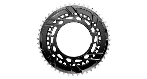 Platos sram force e1 dm road para 12 velocidades sensor de potencia negro