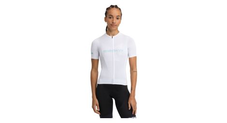 Maillot vélo mesh manches courtes femme cyclisme m8 luna blanc