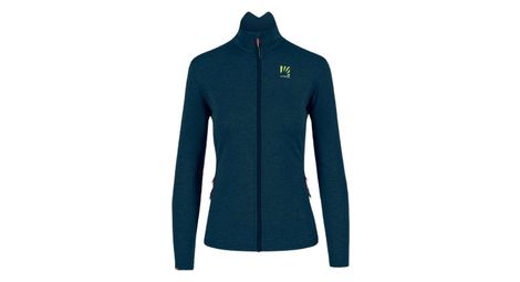 Polaire karpos pizzocco full zip femme bleu