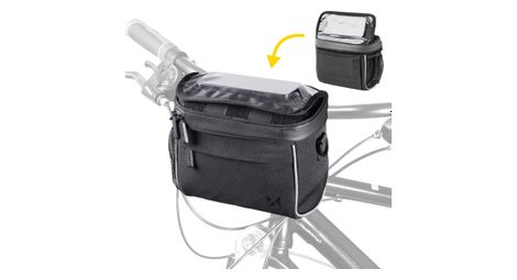 Sacoche de guidon de vélo Wozinsky - Noir