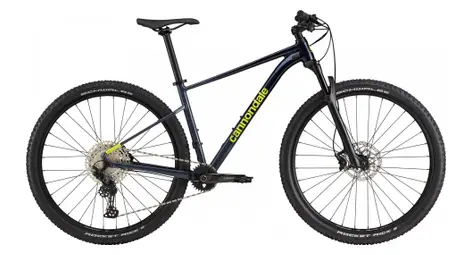 Btt rígida cannondale trail sl 2 shimano slx 12v 29 '' azul medianoche s / 154-162 cm