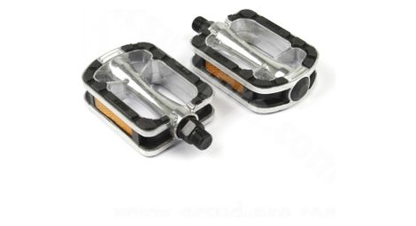 Pedales vtc wtp corps alu  noir axe boron argent / noir filtage 9/16