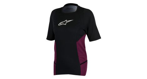 Maillot manches courtes alpinestars stella drop 2 noir violet