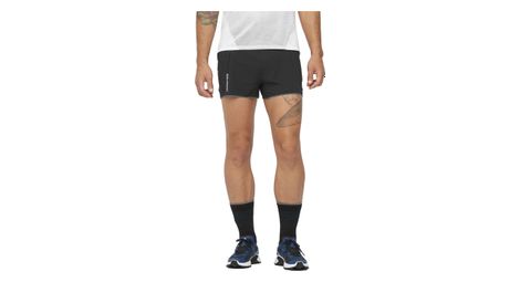 Pantalón corto salomon sense aero 3inch negro hombre