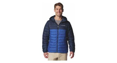 Daunenjacke columbia powder lite ii hooded blau