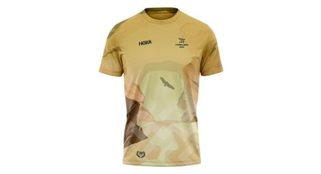 Maillot Manches Courtes Hoka Les Templiers Performance Jaune Homme