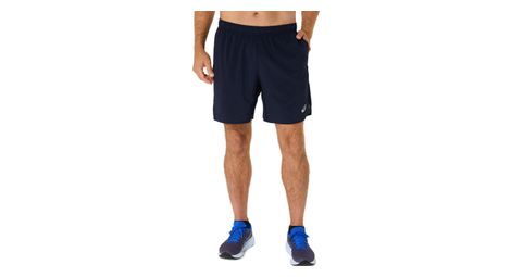 asics core run 7in shorts blue homme