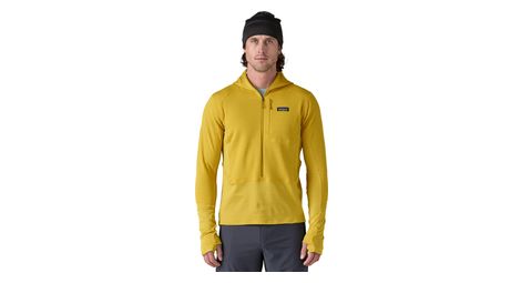 Patagonia r1 pullover forro polar hombre verde