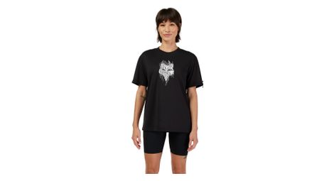 T-shirt technique femme fox bark tech noir