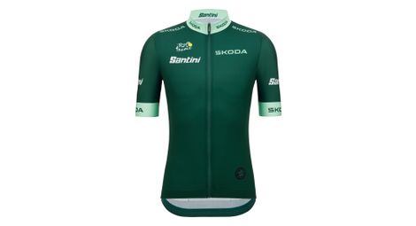 santini best sprinter tour de france 2025 short sleeve jersey green