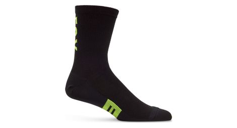 Chaussettes fox 6 flexair merino noir/jaune