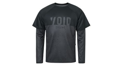 Maillot manches longues void mtb rock noir