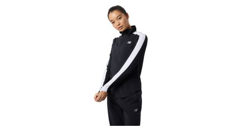 Haut manches longues 1/2 zip new balance accelerate femme noir