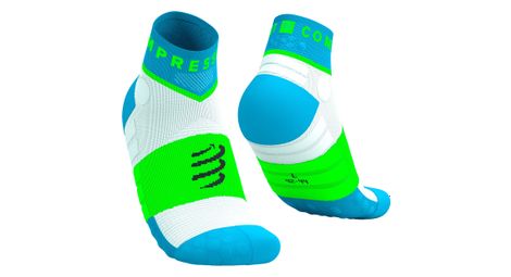 Chaussettes Compressport Ultra Trail Bleu/Vert