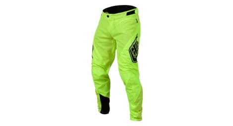 Troy lee designs sprint pantalones solid neon amarillo