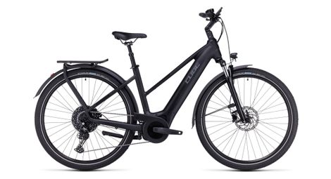 Cube touring hybrid pro 625 trapecio bicicleta híbrida eléctrica shimano deore 11s 625 wh 700 mm negro 2024