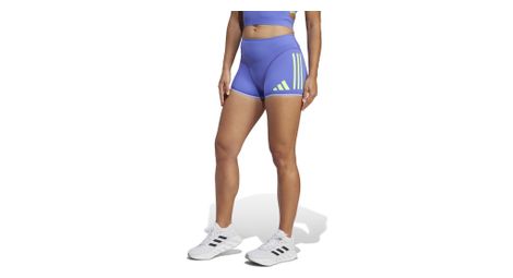 Short running court adidas adizero promo bleu/vert femme