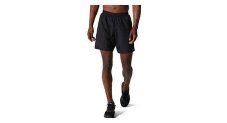 Asics core run 7in 2-in-1 shorts zwart