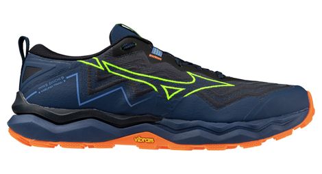 Chaussures Trail Mizuno Wave Daichi 9 Bleu/Orange Homme