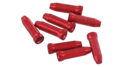 Embouts de câble var en aluminium rouge (x4)