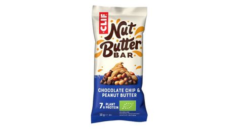 Clif nut butter bar chocolate chip / mantequilla de cacahuete 50g