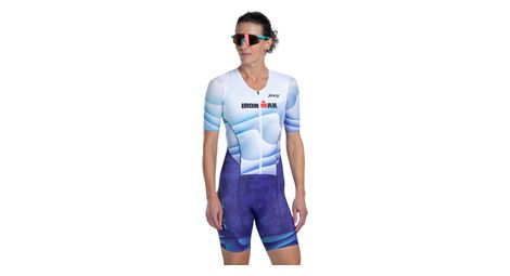 Traje de triatlón Zoot LTD Triathlon Aero Full Zip Ironman Stratos para mujer