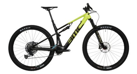 VTT Electrique Tout Suspendu Bmc Fourstroke Amp Lt Two 12V 360 Wh Tq 50 Nm 29 Noir Jaune M 172 182Cm Produit Reconditionne