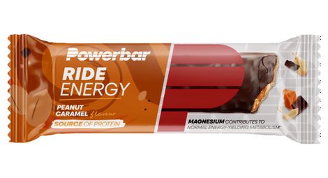 Barre énergétique powerbar ride energy cacahuète/caramel - 55g