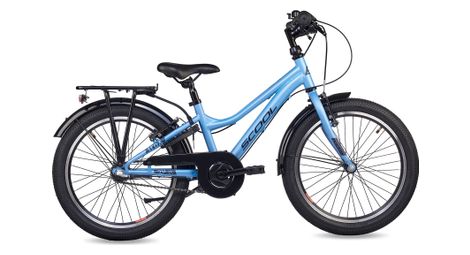 S’COOL troX, vélo enfant, 3 vitesses, Bleu clair/Bleu foncé