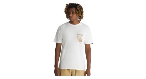 T shirt vans sun and surf blanc jaune
